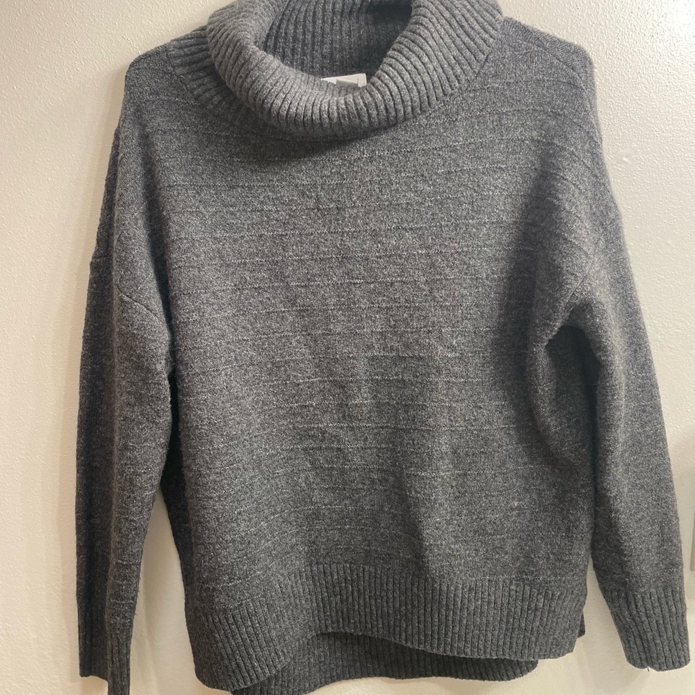 Old Navy Charcoal Cowl Neck Sweater